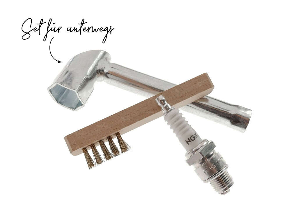 Set Kerze, Schlüssel & Bürste für unterwegs Set Kerze, Schlüssel & Bürste für unterwegs