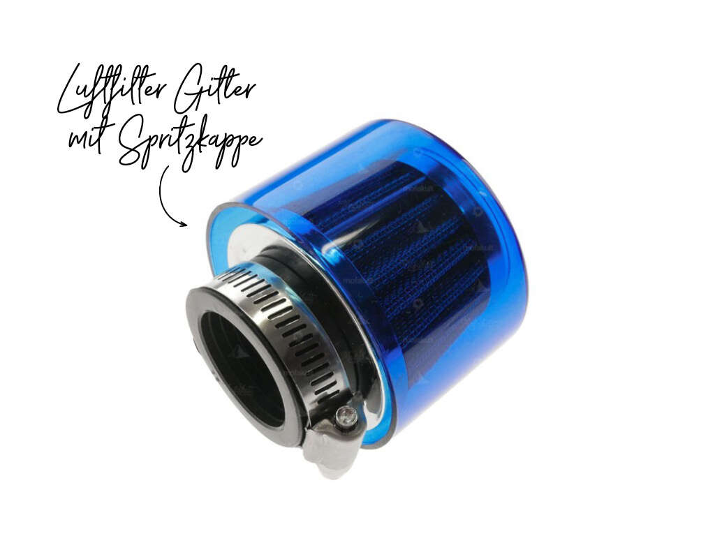 GPO Luftfilter Gitter mit Spritzkappe gerade Ø=32 (ohne Luftschlitz) GPO Luftfilter Gitter mit Spritzkappe gerade Ø=32 (ohne Luftschlitz)