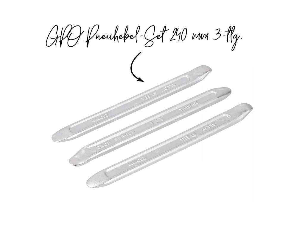 GPO Pneuhebel-Set 240 mm 3-tlg GPO Pneuhebel-Set 240 mm 3-tlg