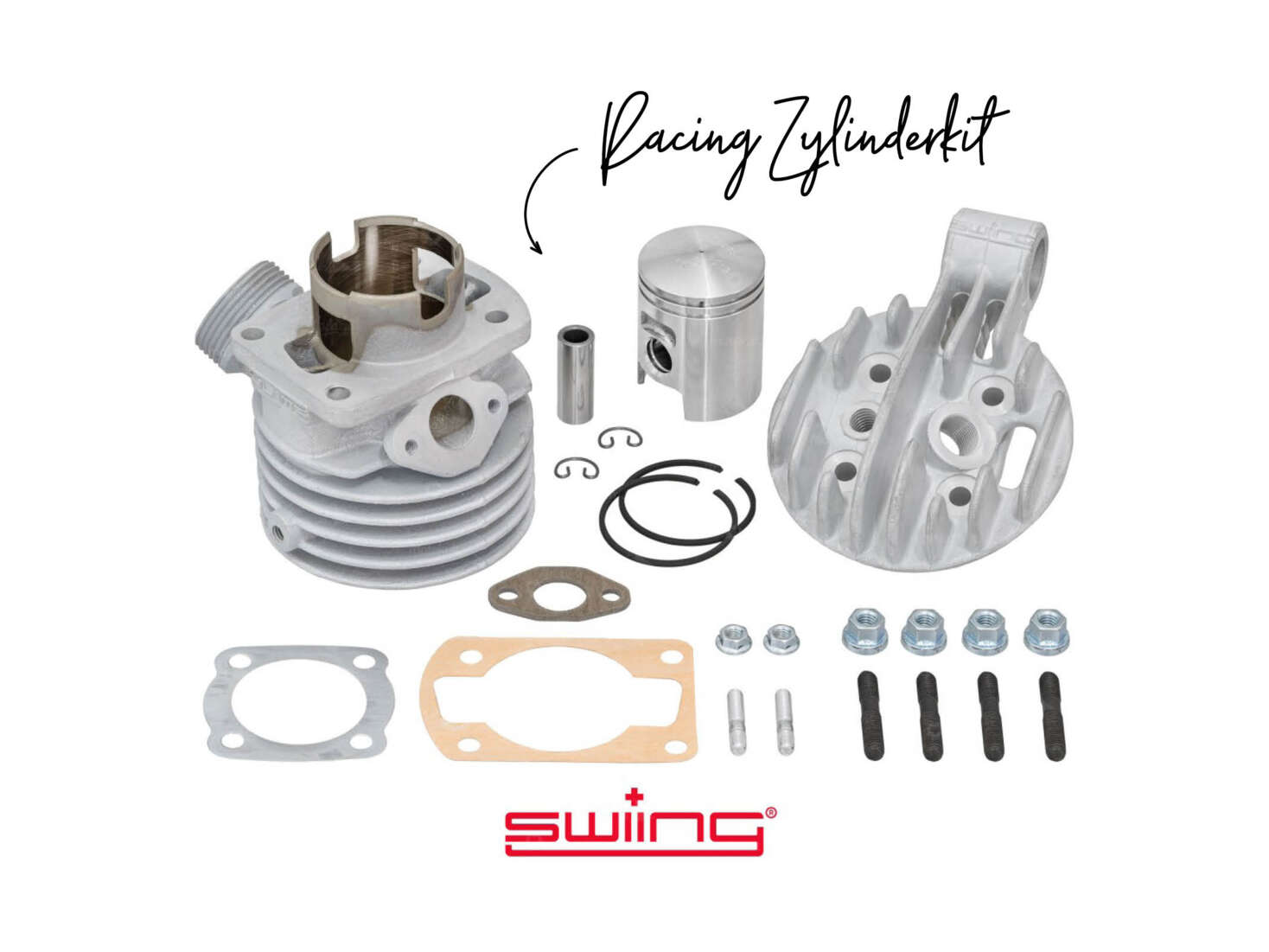 swiing® ingenious 41 mm Zylinderkit Racing (Version 2.0) | Sachs 50/2 gebläsegekühlt (CH) swiing® ingenious 41 mm Zylinderkit Racing (Version 2.0) | Sachs 50/2 gebläsegekühlt (CH)