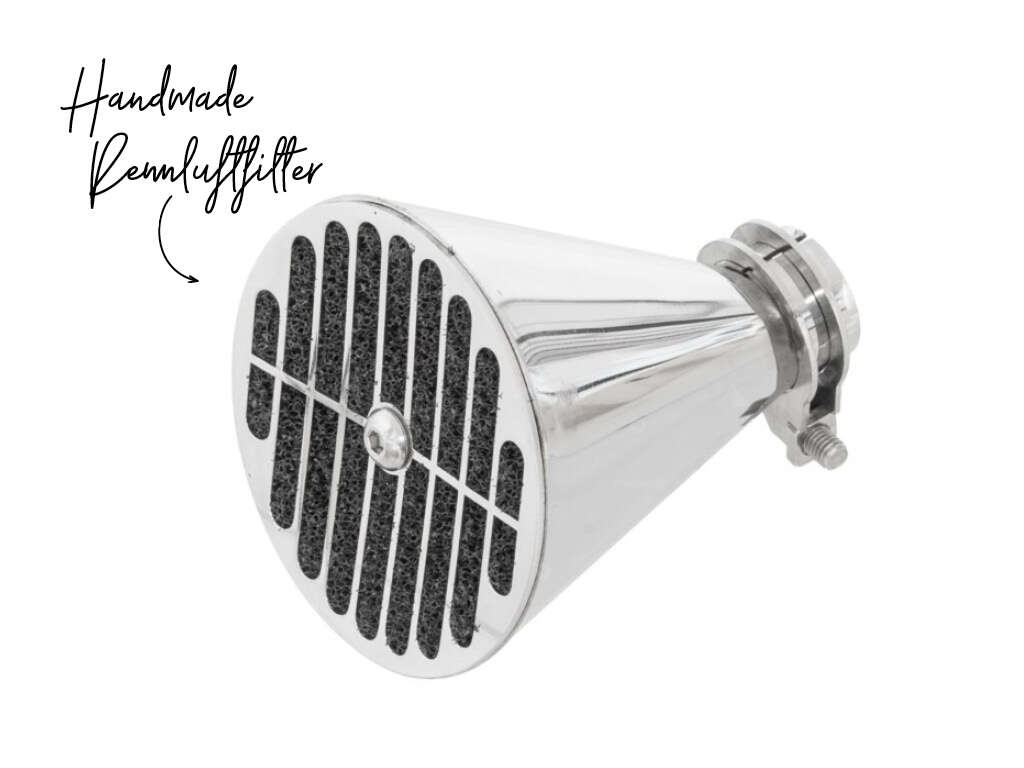 Rennluftfilter-Blech-Bing-Inox-_handmade_ Rennluftfilter-Blech-Bing-Inox-_handmade_
