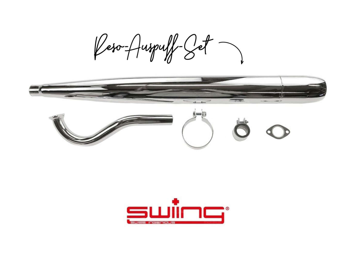 Set Auspuff Resonanz Ø 28 / 70 mm Puch Maxi / Puch X30 Sport Set Auspuff Resonanz Ø 28 / 70 mm Puch Maxi / Puch X30 Sport