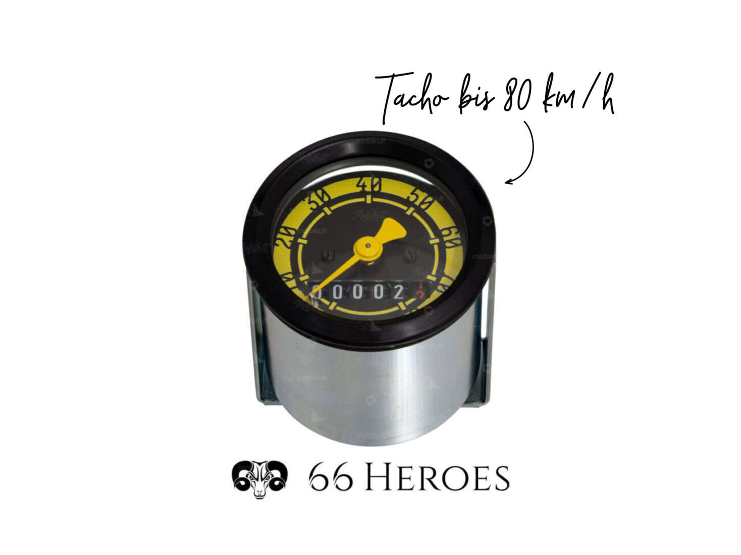 66Heroes Tacho 80 km/h Ø 48 mm | Devon 66Heroes Tacho 80 km/h Ø 48 mm | Devon