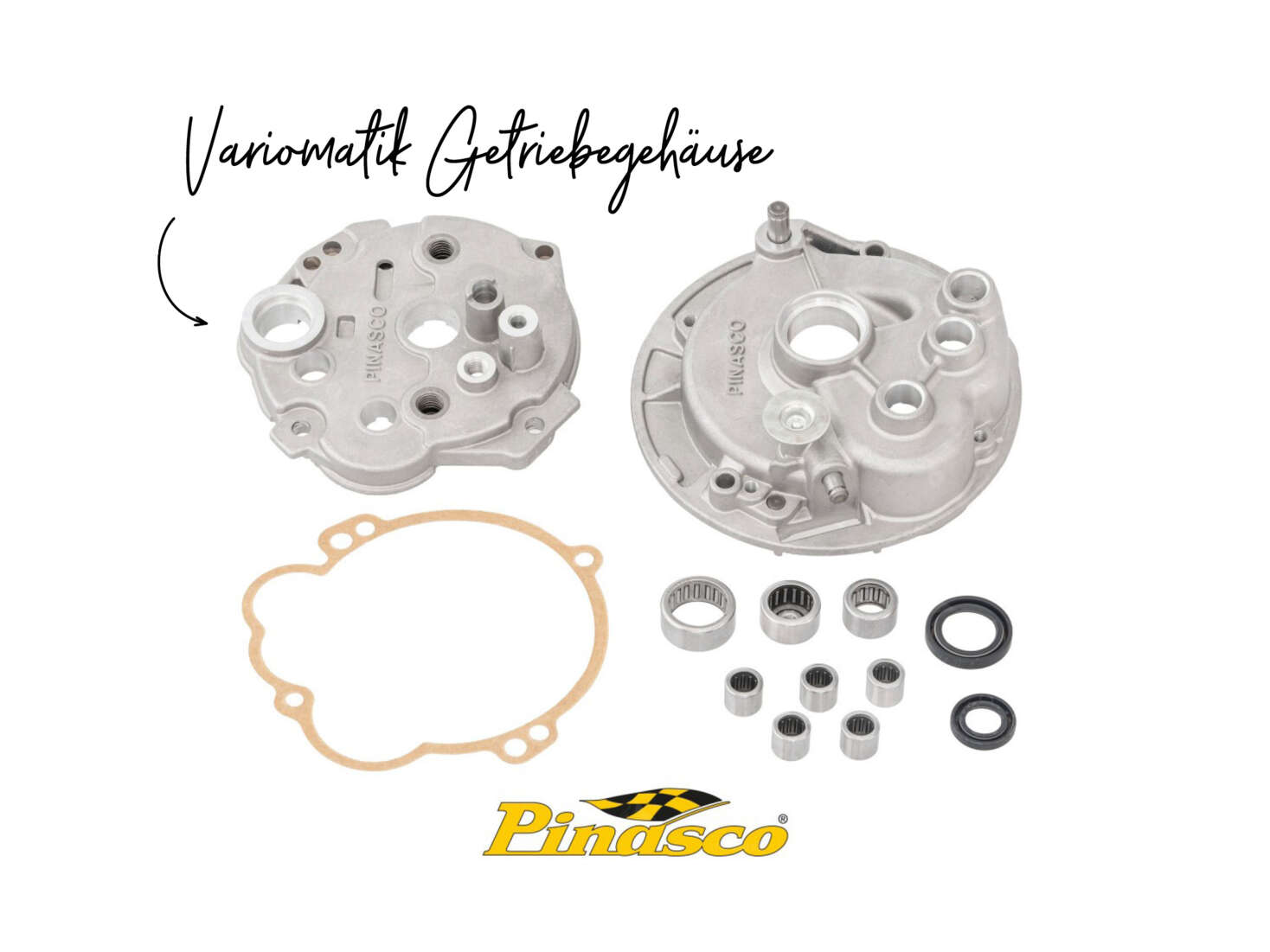 Pinasco Getriebegehäuse Variomatik Piaggio Ciao, Si, Bravo, Boxer Pinasco Getriebegehäuse Variomatik Piaggio Ciao, Si, Bravo, Boxer