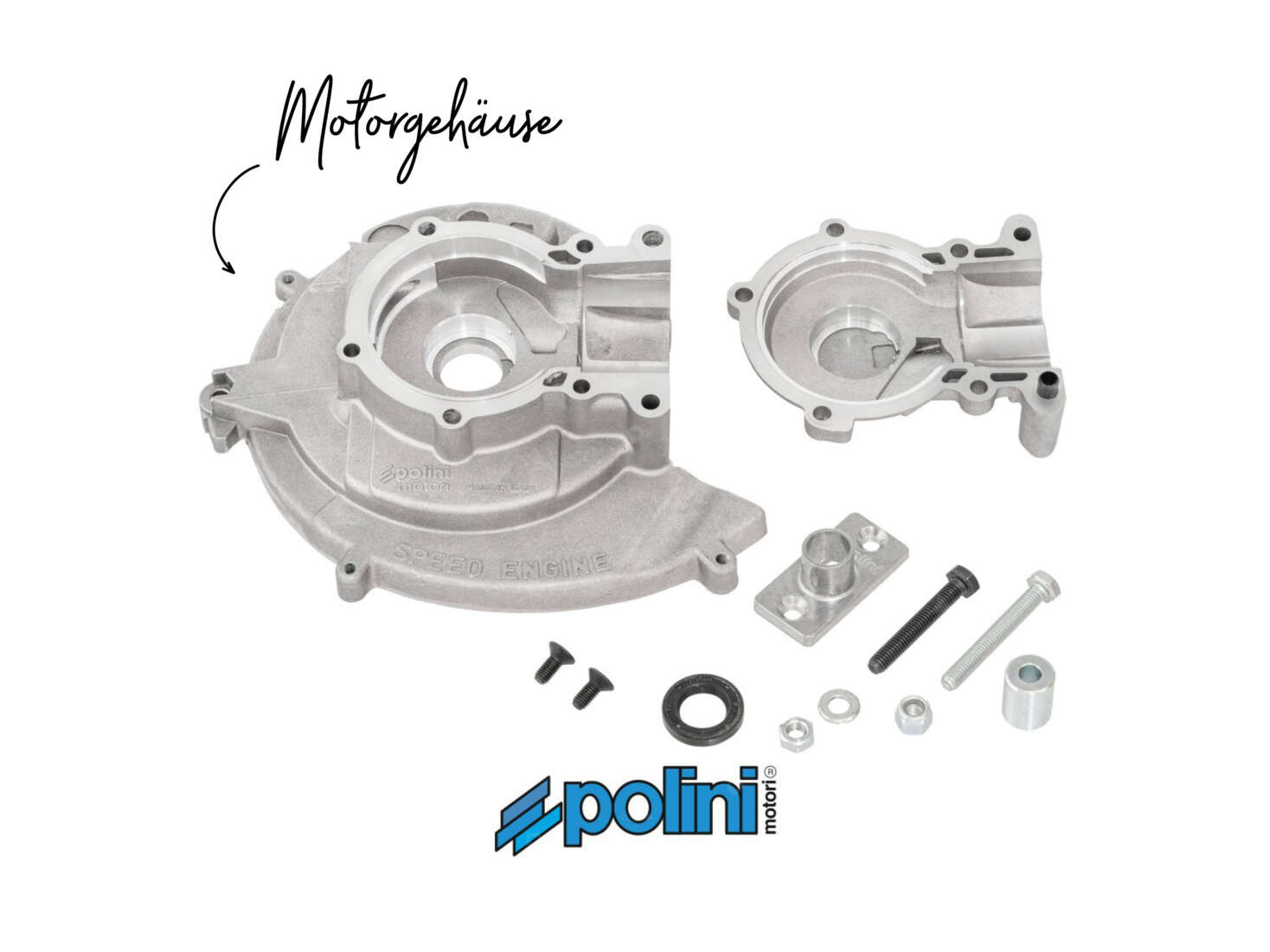 Polini Speed Engine Motorgehäuse Unterbrecherzündung | Piaggio Ciao, SI, Bravo, Boxer Polini Speed Engine Motorgehäuse Unterbrecherzündung | Piaggio Ciao, SI, Bravo, Boxer