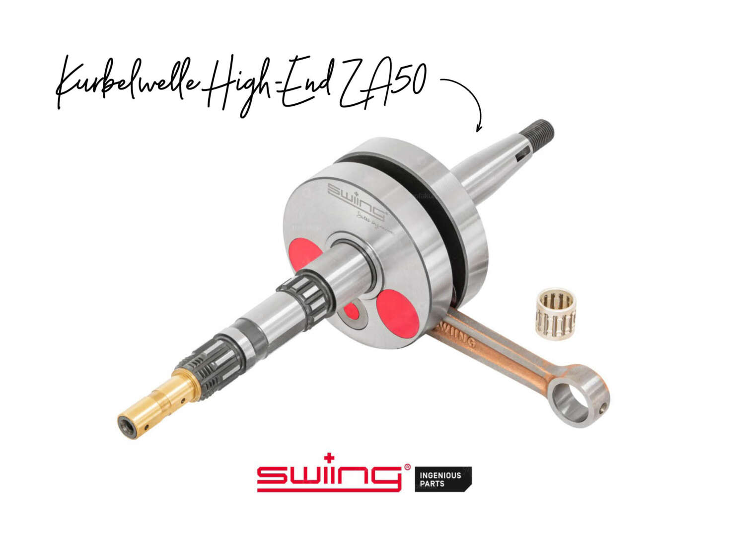 swiing® ingenious Kurbelwelle High-End 10.2 mm Zapfen | Puch ZA50 (Version 2.0) swiing® ingenious Kurbelwelle High-End 10.2 mm Zapfen | Puch ZA50 (Version 2.0)
