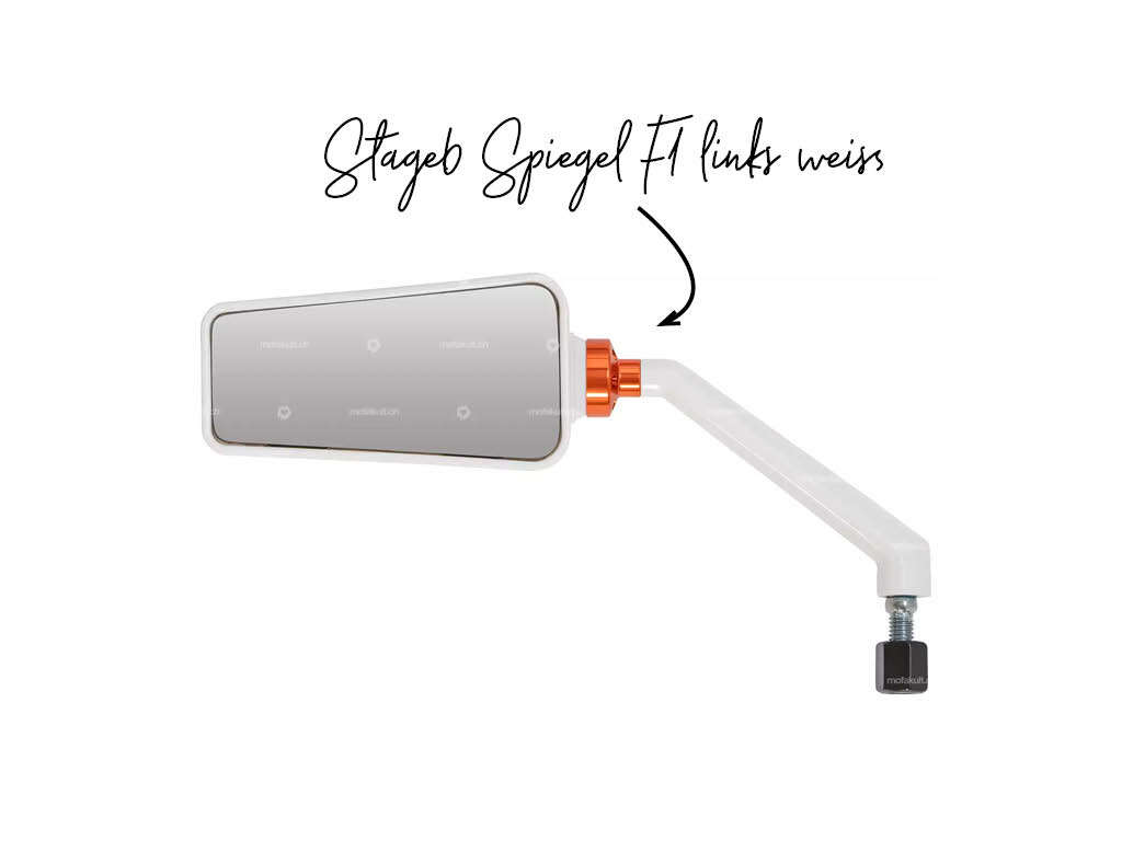 Stage6 Spiegel F1 weiss links Stage6 Spiegel F1 weiss links