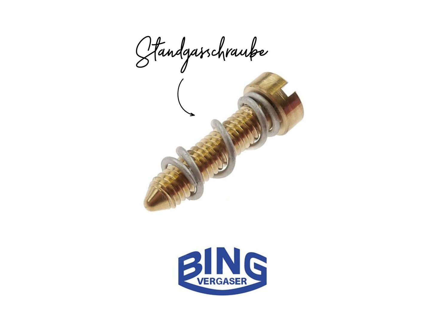 Bing Standgasschraube zu Bing 15, 17, 18 Bing Standgasschraube zu Bing 15, 17, 18