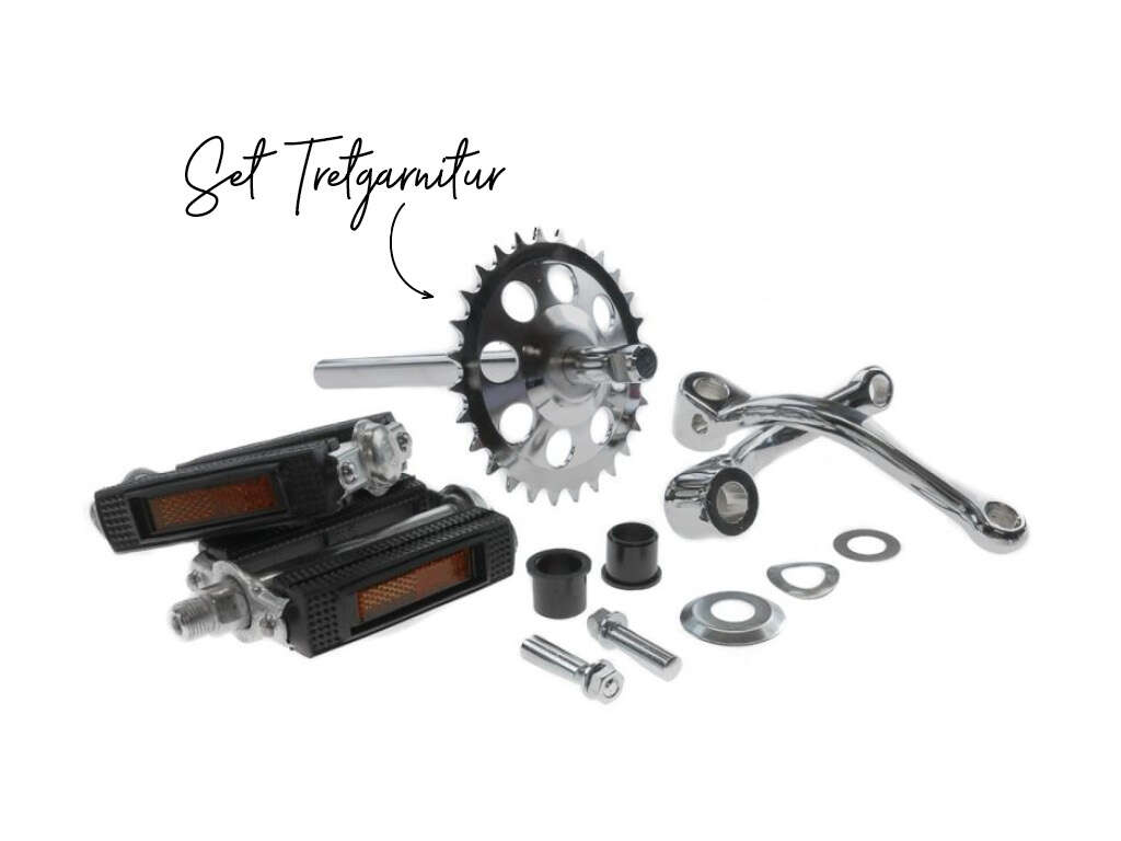 Set Tretgarnitur Puch Maxi komplett Set Tretgarnitur Puch Maxi komplett