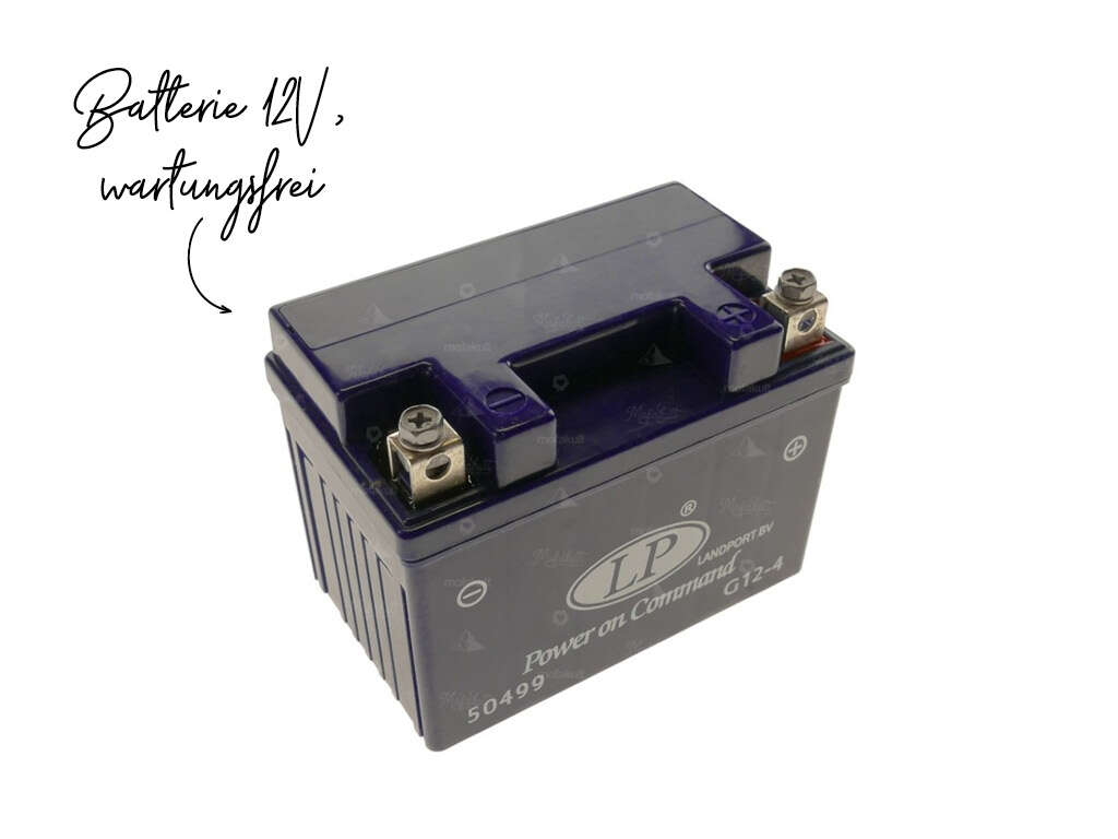 Batterie 12V 3Ah YTX4L-BS | Tomos, Pony GTX, Cross Batterie 12V 3Ah YTX4L-BS | Tomos, Pony GTX, Cross