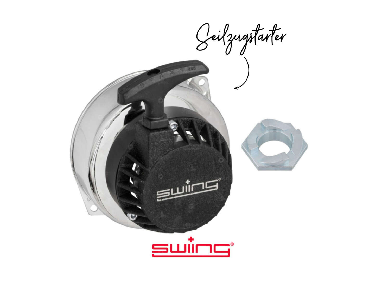 swiing® ingenious Seilzugstarter Bosch / Ducati-Zündung | Puch E50 swiing® ingenious Seilzugstarter Bosch / Ducati-Zündung | Puch E50