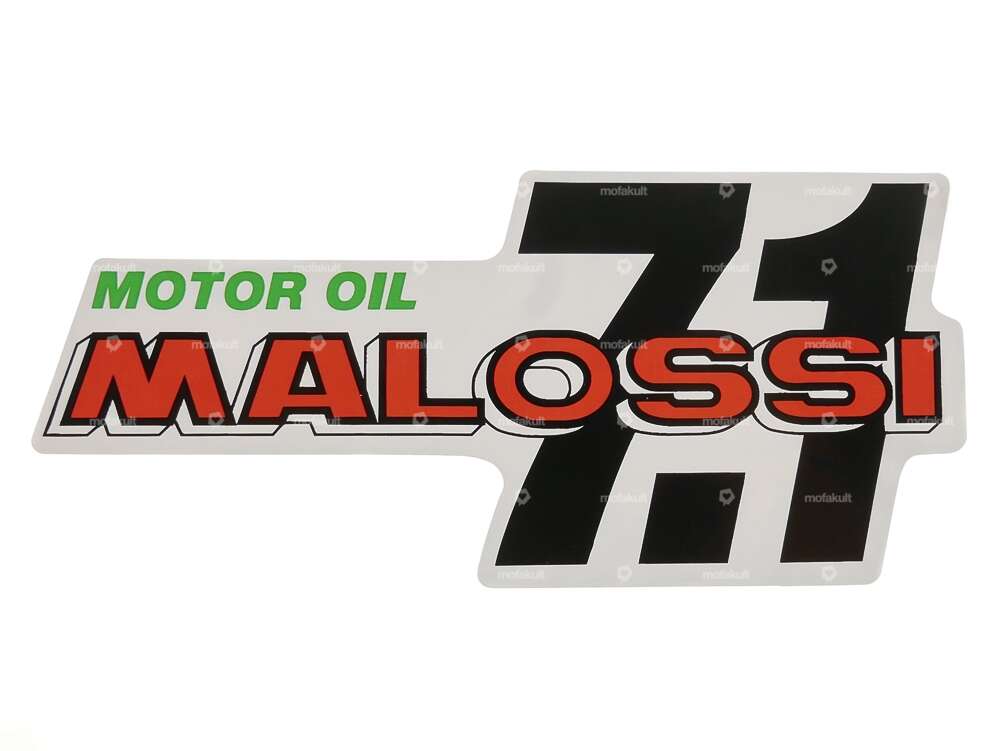 Sticker "Malossi Motor Oil 7.1" 14 x 6.5 cm Carousel Image 1