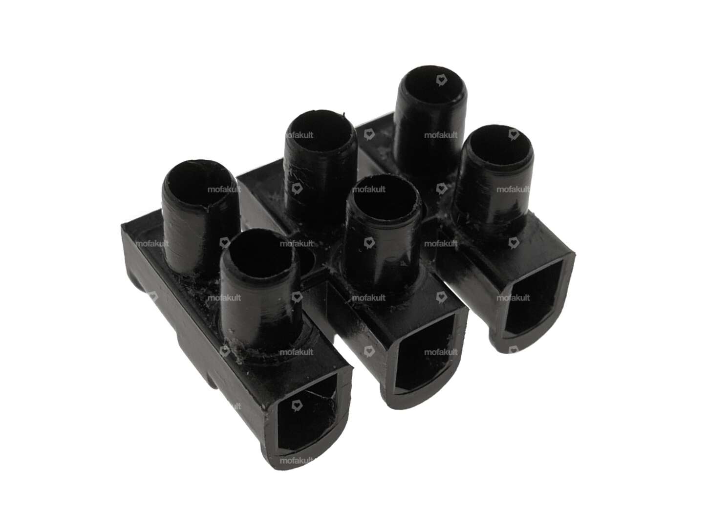 Lüsterklemme 3-polig schwarz gross (2.5 - 6 mm²) Carousel Image 1