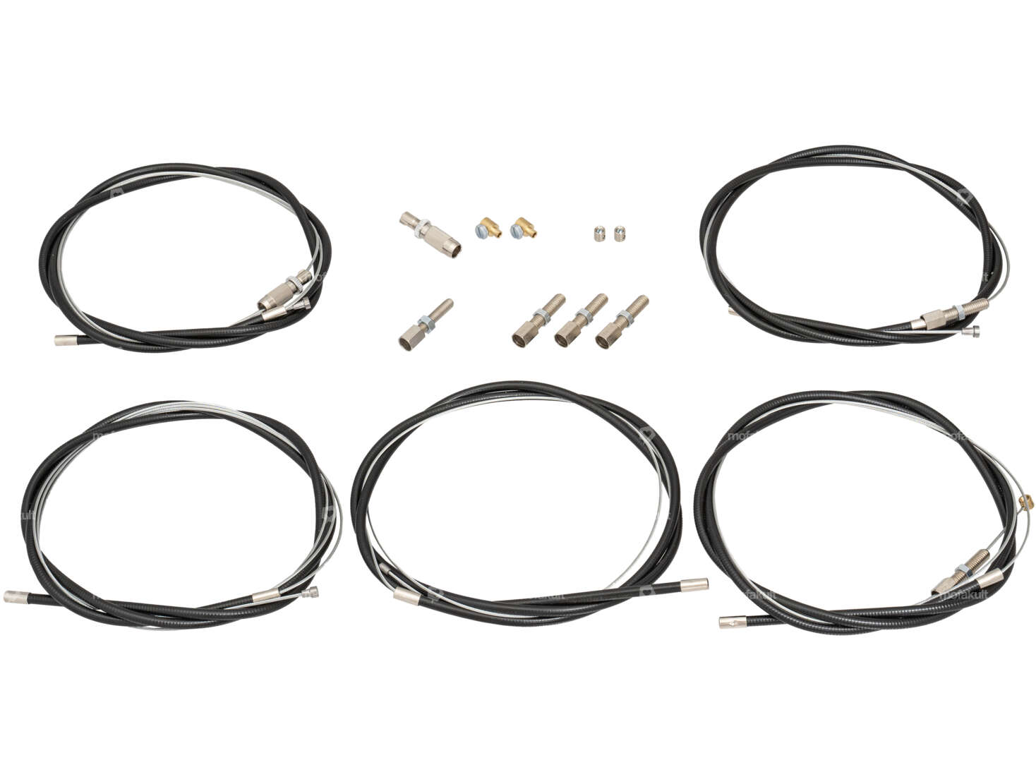 Cable set incl. adjusting screws black | Sachs 50/2, 503 2AL/2BL (manual) Carousel Image 1