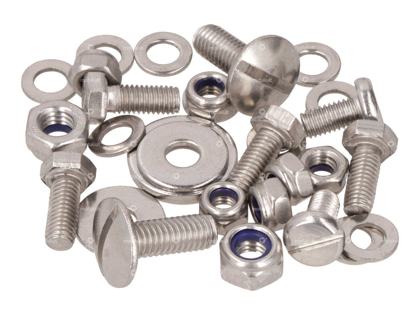 swiing® revival screw set front fender Inox | Puch X30, Supermaxi Carousel Image 1