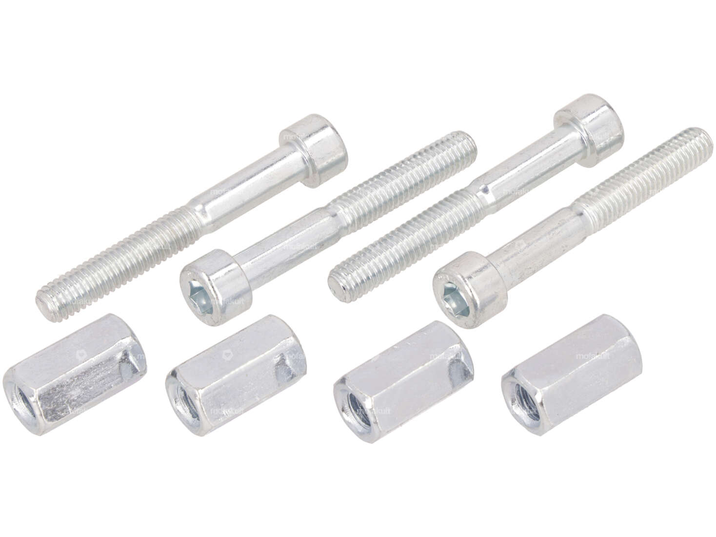 swiing® revival Schrauben-Set Klemmbrücke Gabel verzinkt | Pony GTX, Cross 521 Carousel Image 1