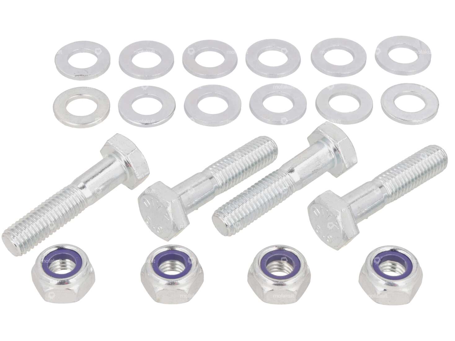 swiing® revival screw set shock absorber galvanized | Pony Cross 521 Carousel Image 1