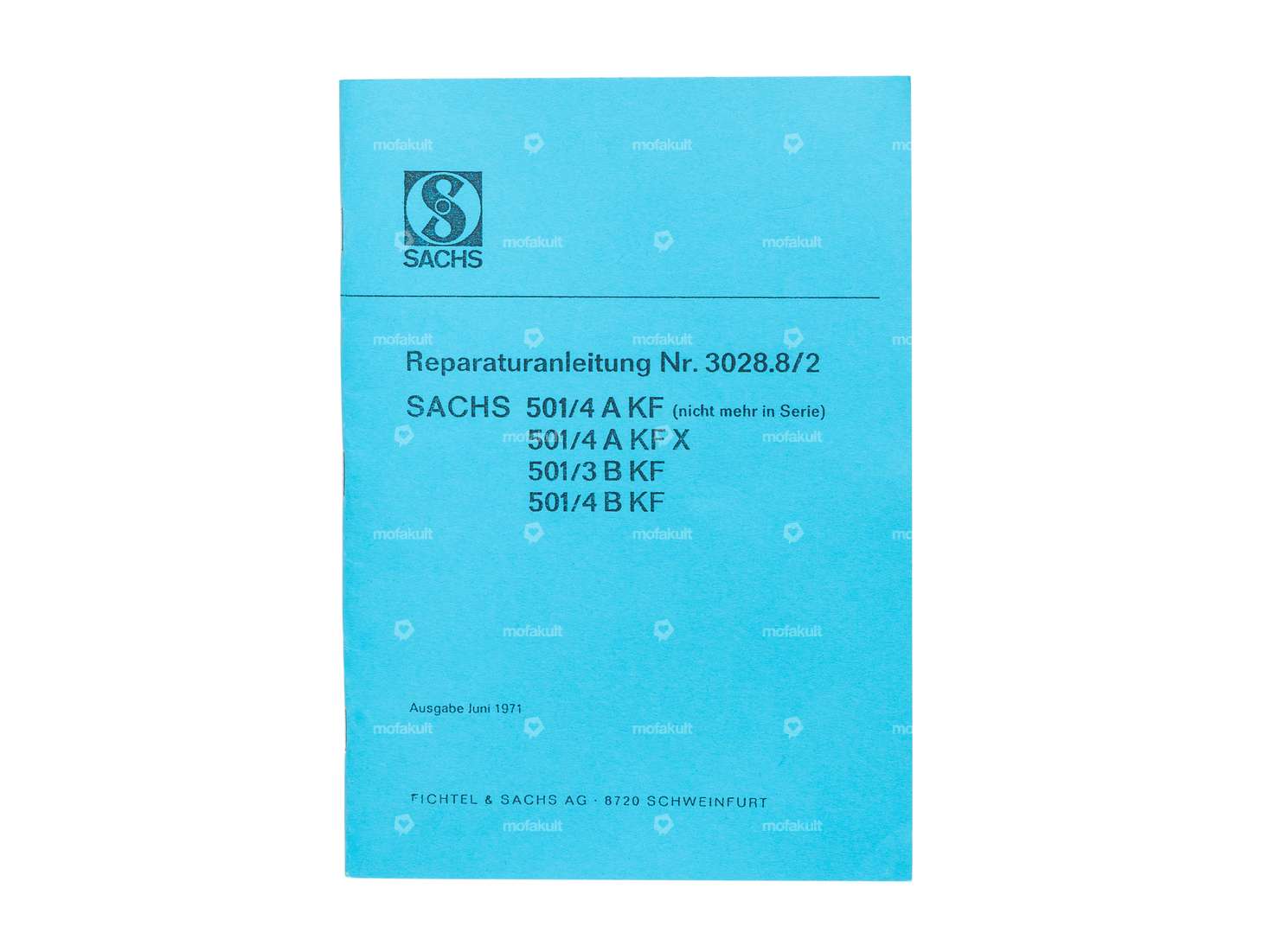 Reparaturanleitung | Sachs 501/4 A KF, 501/3 B KF, 501/4 KF Carousel Image 1