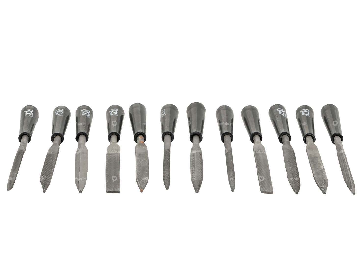 BGS needle file set 12 pcs. Carousel Image 2