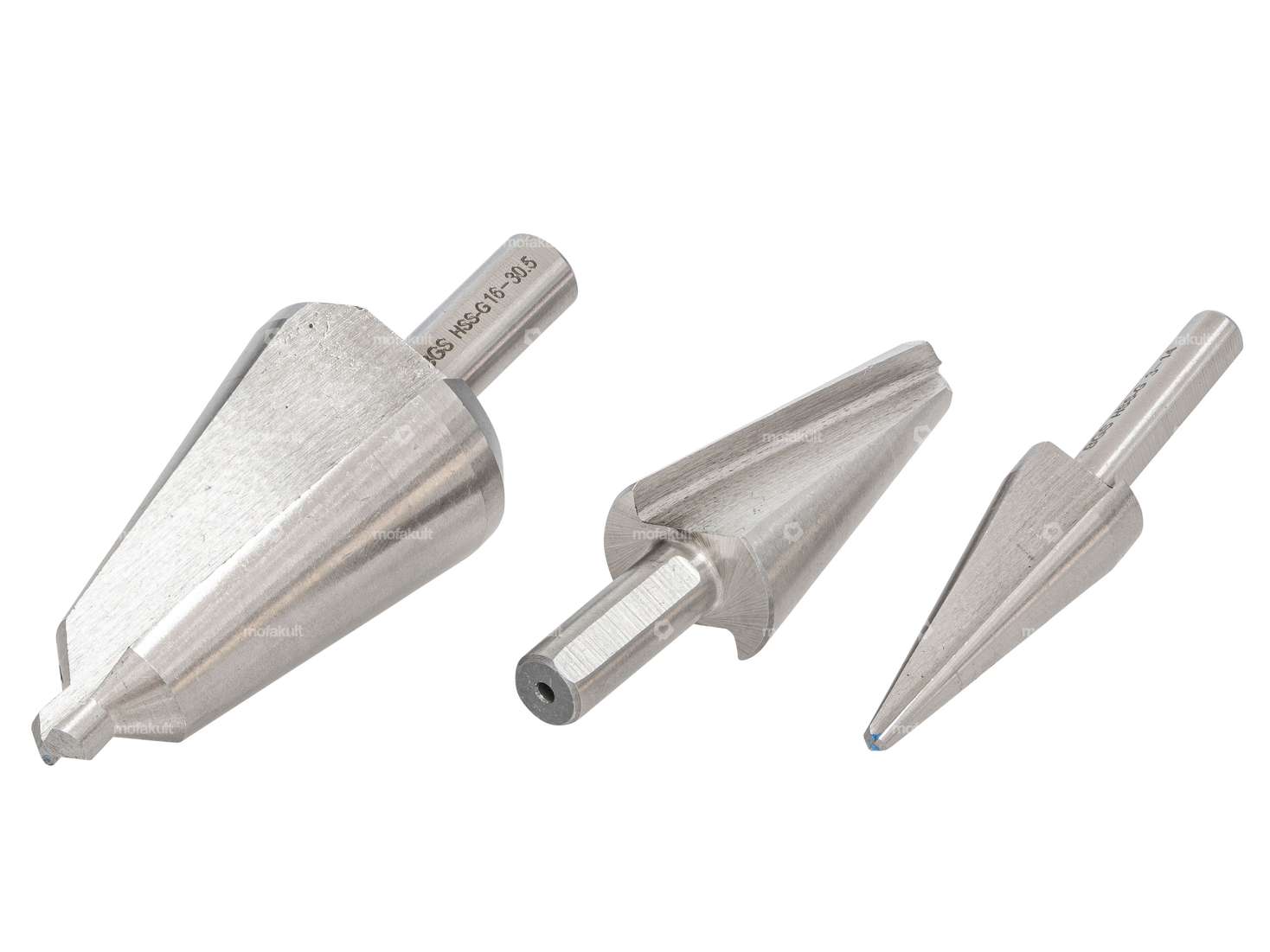 BGS Schälbohrer Ø 3 - 30.5 mm HSS 3-tlg. Carousel Image 2