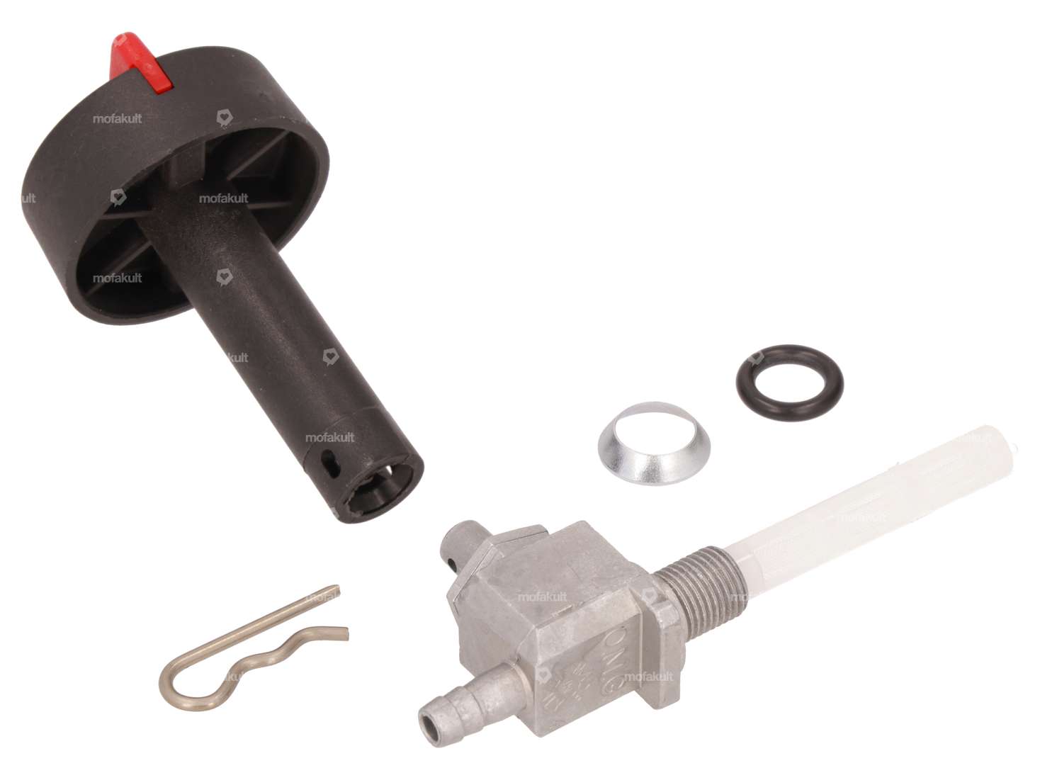 OMG Benzinhahn senkrecht M10x1 (einschrauben) unten abgehend | Piaggio Grillo Carousel Image 3