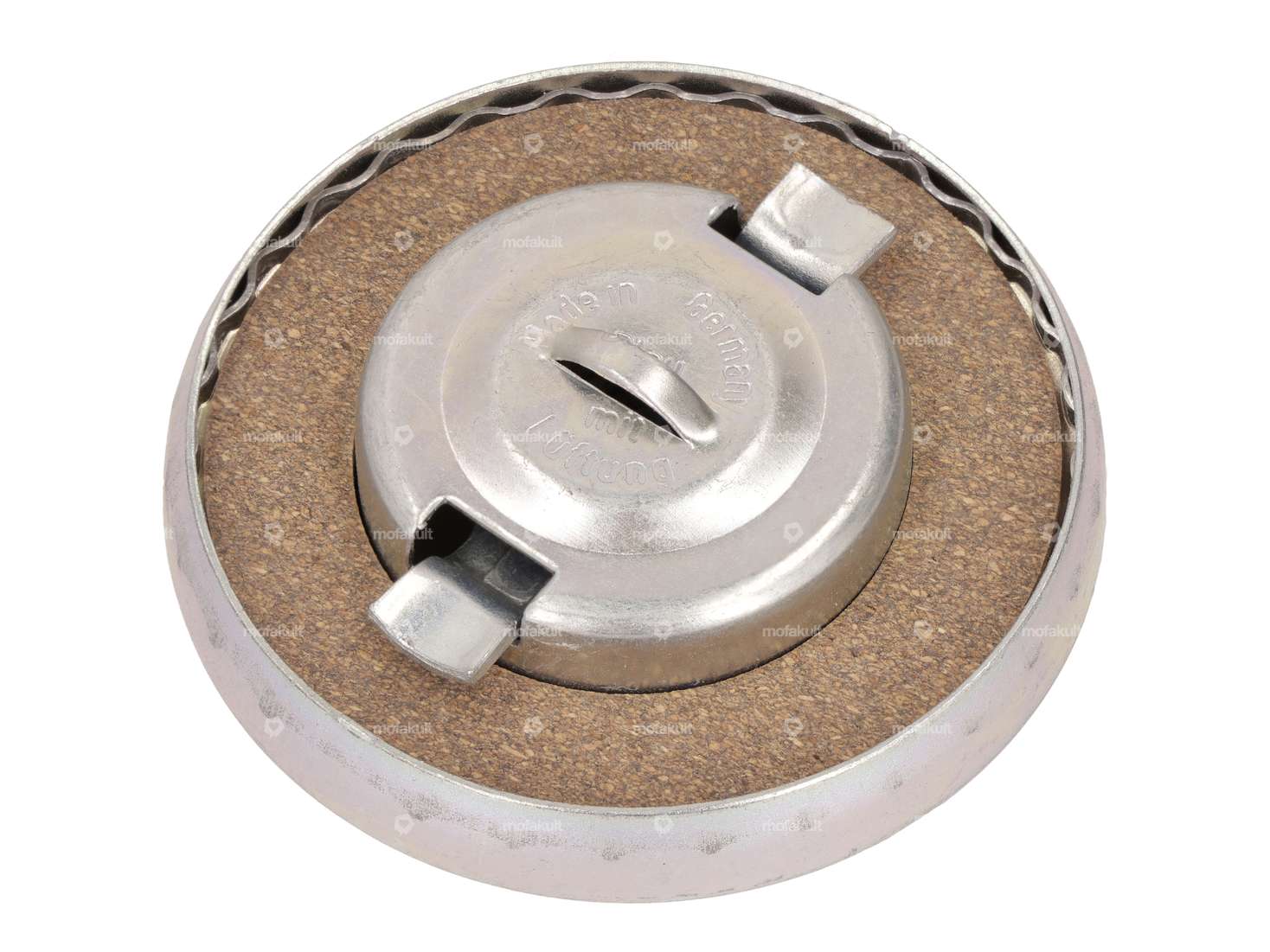 Tank cap 40 mm bayonet steel blue galvanized Carousel Image 2