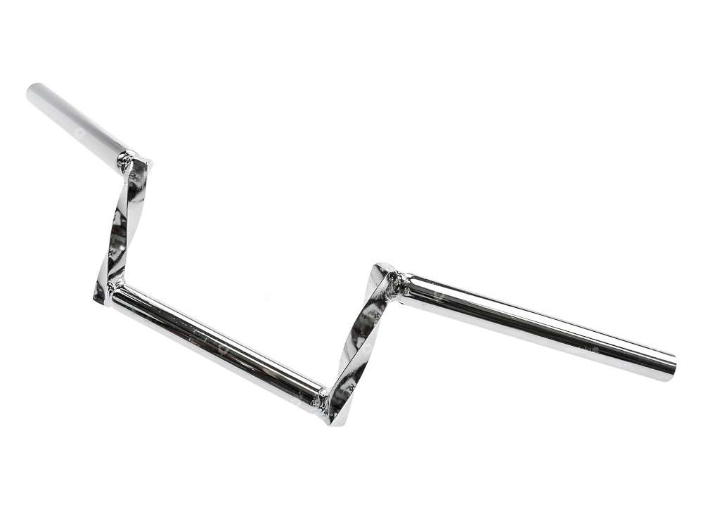 Lenker Gabelplatte 12 cm «Z» gedreht Chrom Carousel Image 2