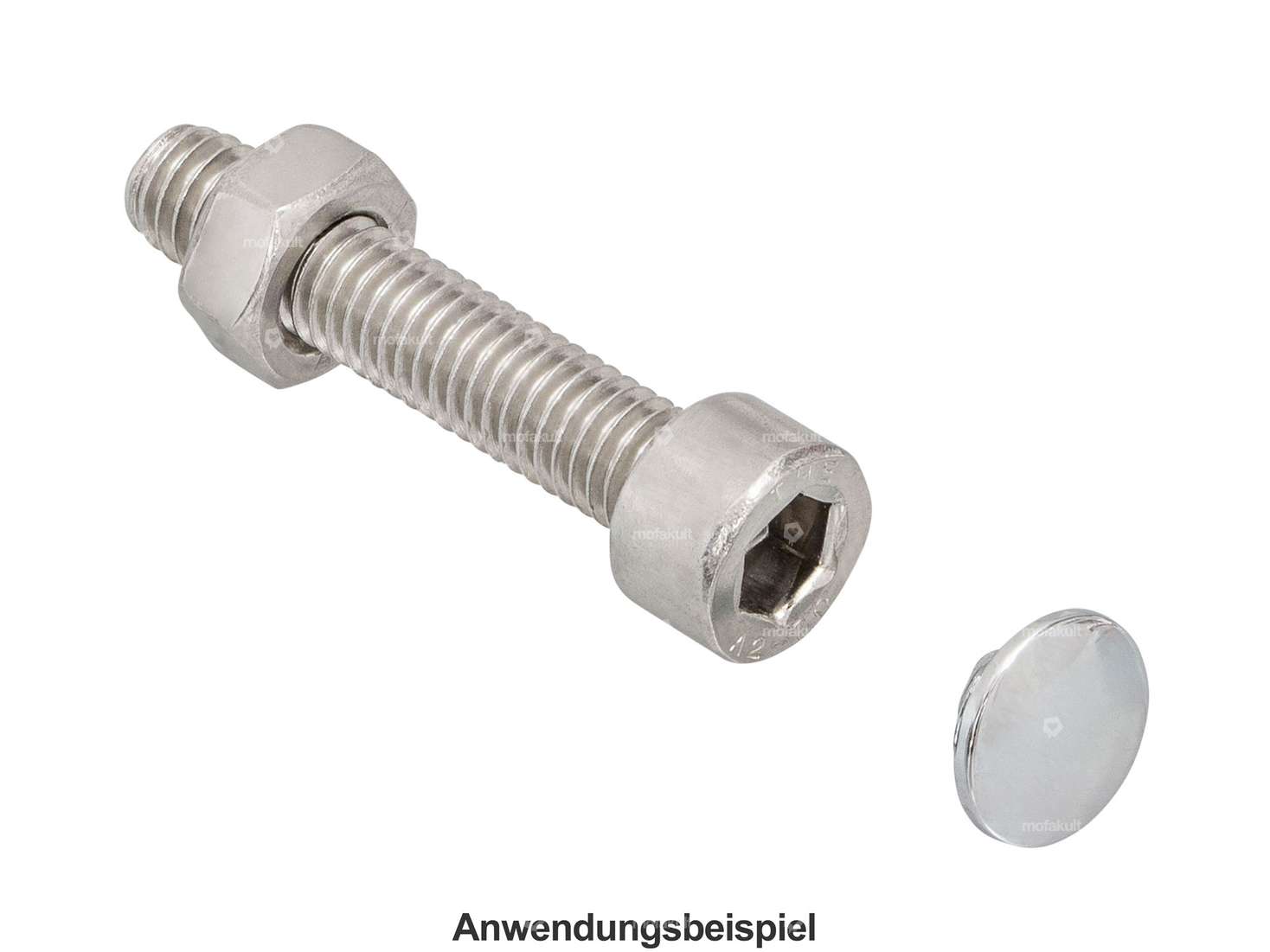 Abdeckung Innensechskant M6 Chrom Carousel Image 3