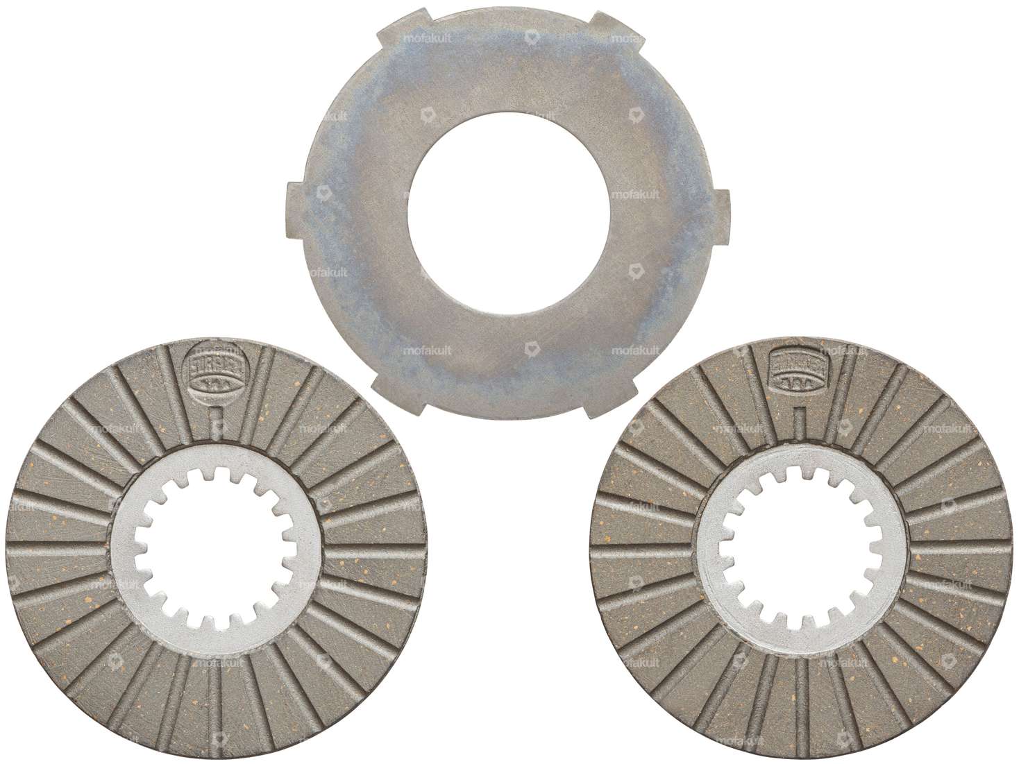 Surflex clutch plate set 5.1 mm (chain drive with cork) | Sachs 50 Carousel Image 1
