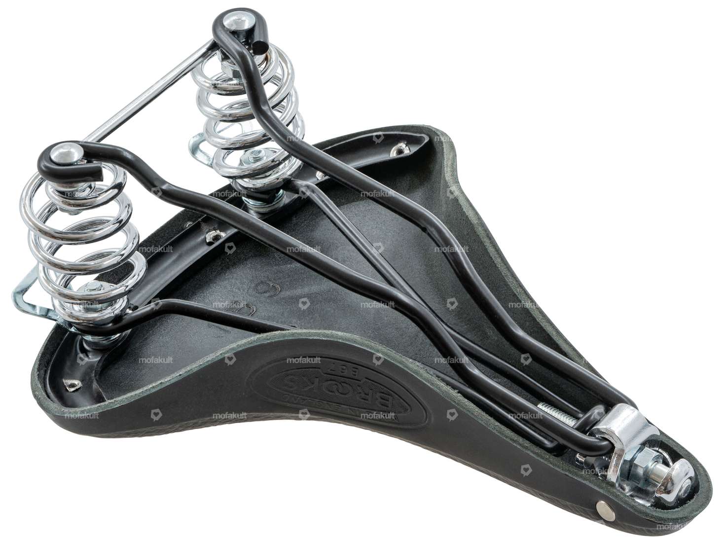 BROOKS Sattel B67 Leder Tonnenfedern schwarz Carousel Image 2