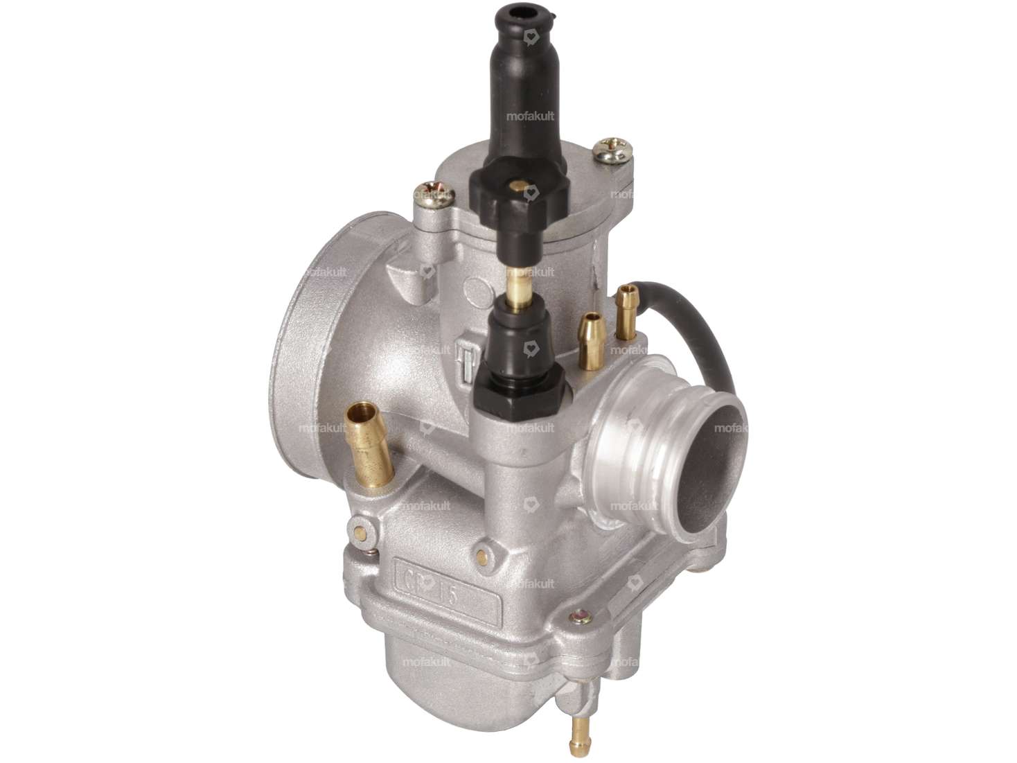 Polini CP 15 mm Vergaser (Handchoke) Gummiflansch Carousel Image 4