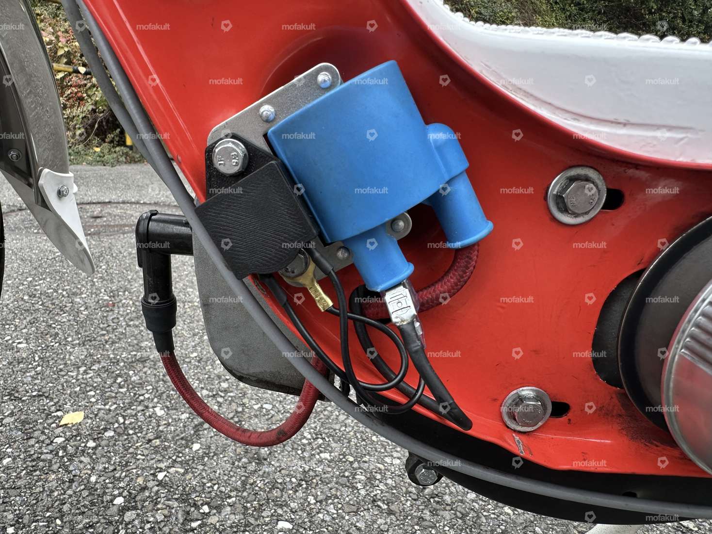 Kondensator-Set Zündung aussenliegend | Piaggio Ciao, SI, Bravo, Boxer Carousel Image 3