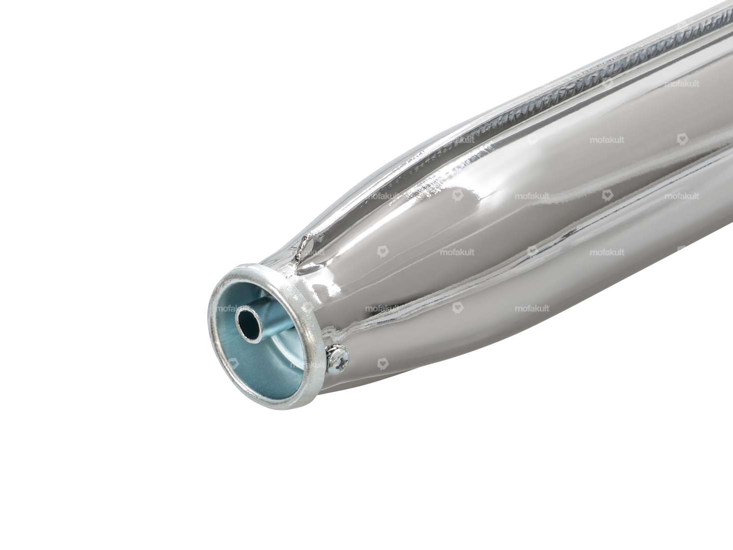 Auspuff 22 mm gerader Auslass Chrom | Tomos Carousel Image 4