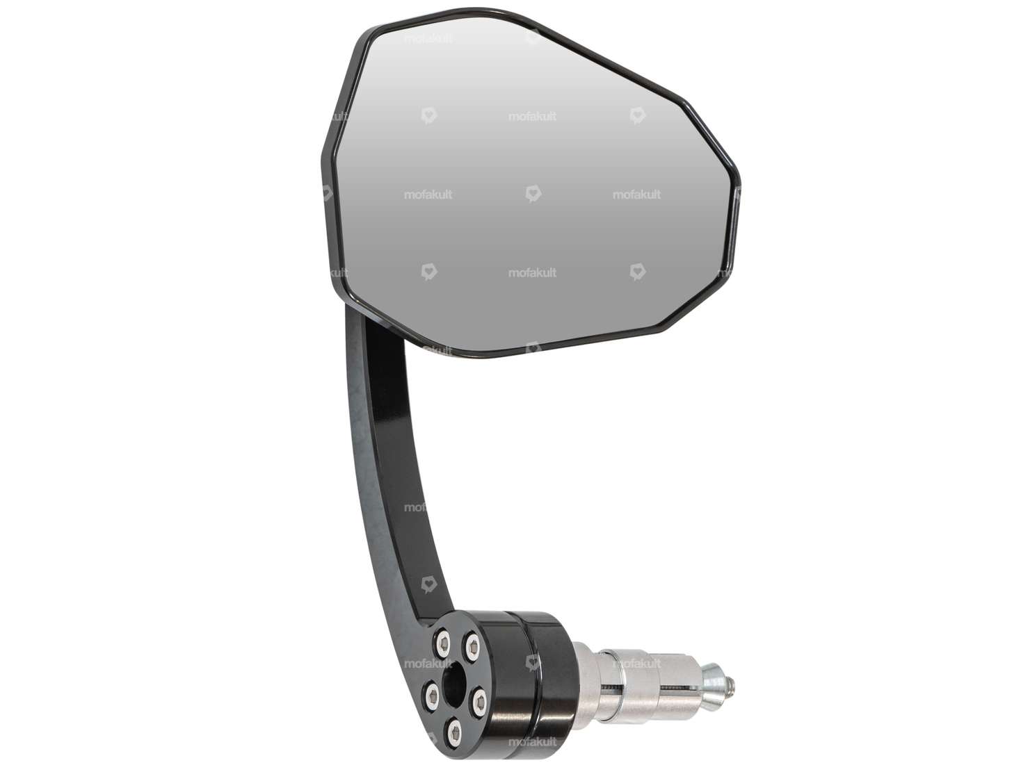 HIGHSIDER Spiegel CNC «Evo» eckig Steckvariante schwarz Carousel Image 1