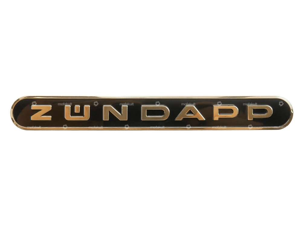 Zündapp lettering gold/black aluminum (self-adhesive) Carousel Image 1