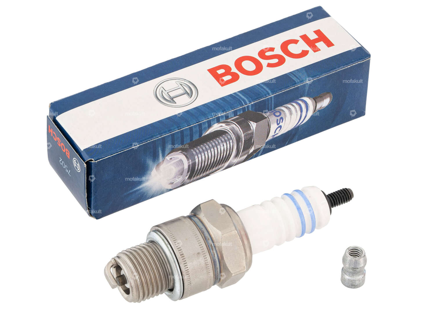 BOSCH (W7AC - W9AC) Zündkerze Kurzgewinde Cu Carousel Image 1