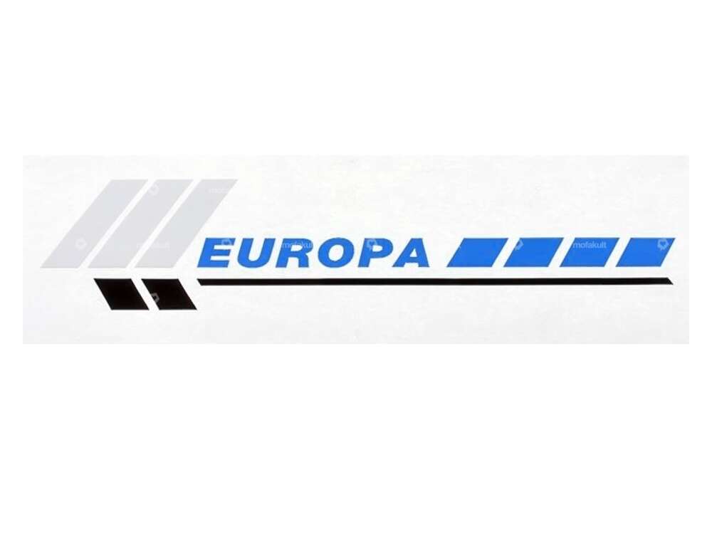 Sticker "EUROPA" 128 x 38 mm | Piaggio SI Carousel Image 1