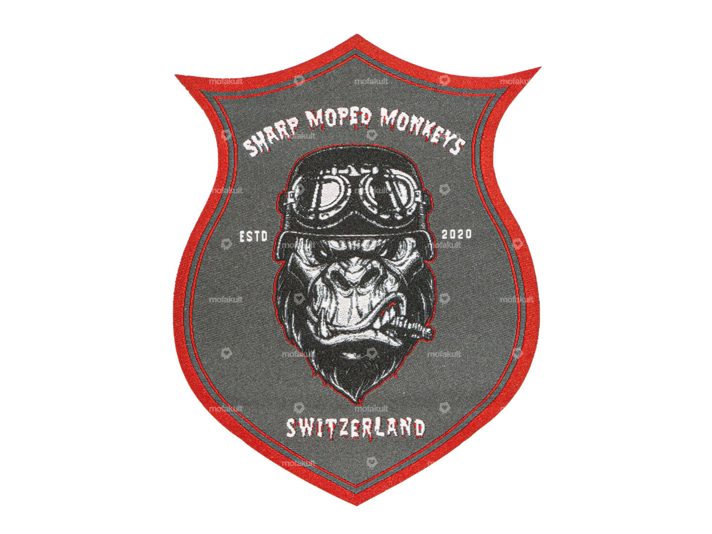 Gang Patch "Sharp Moped Monkeys" 80 x 100 mm Carousel Image 1