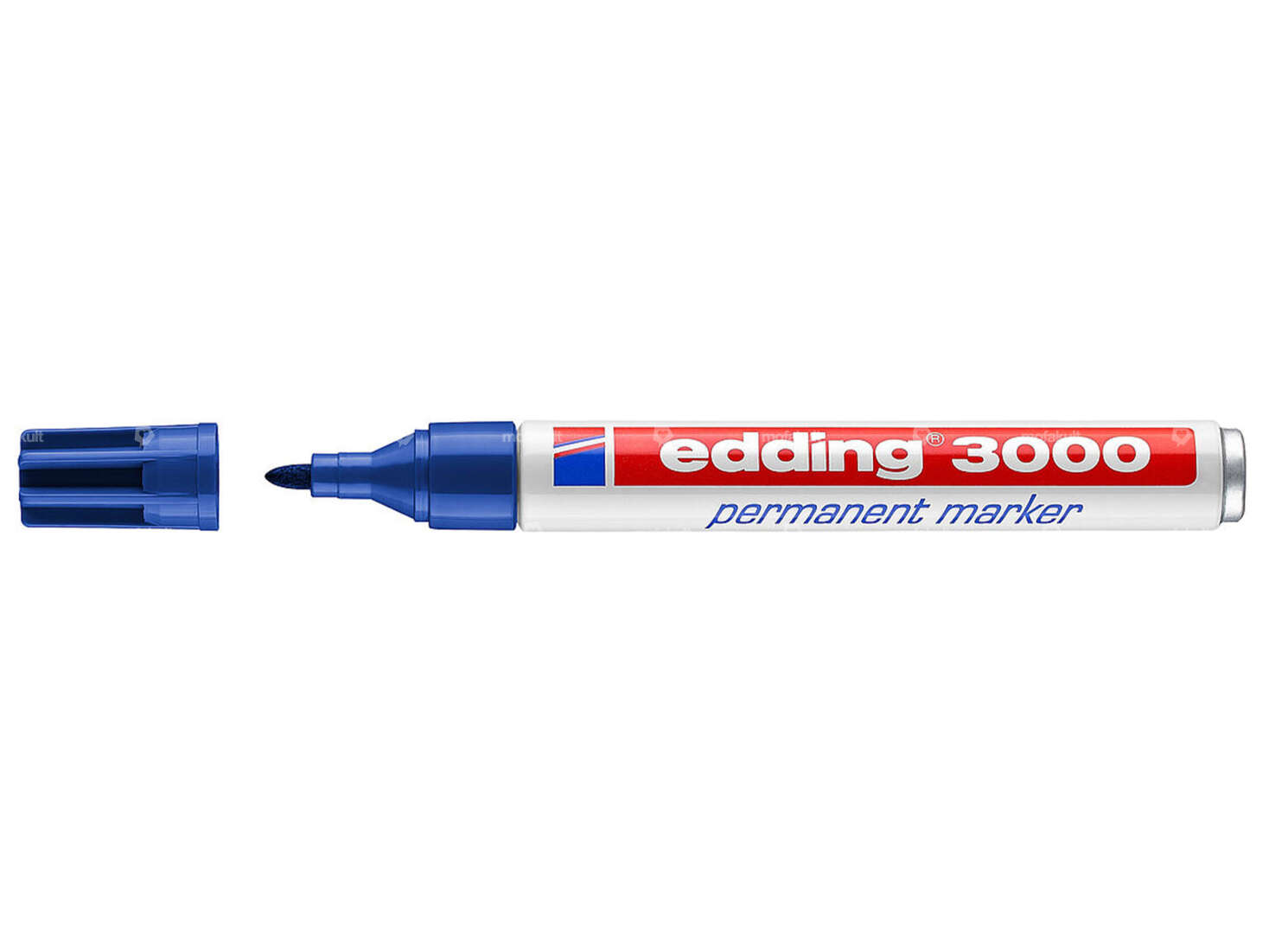 edding 3000 permanent marker 1.5 - 3 mm blue Carousel Image 1