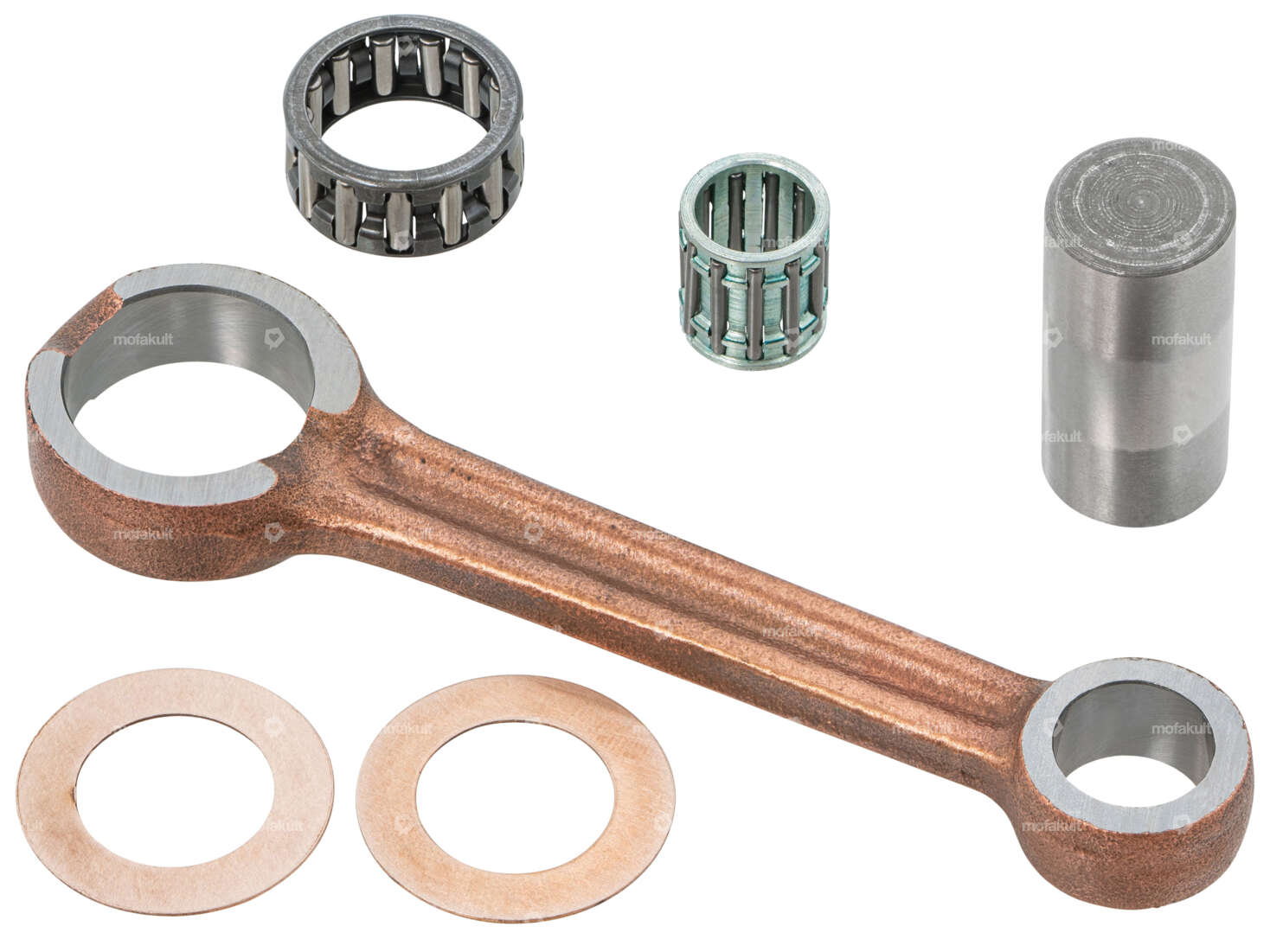 Mazzucchelli Pleuel «Standard» axe 10 mm | Piaggio Ciao, SI, Bravo, Boxer Carousel Image 1