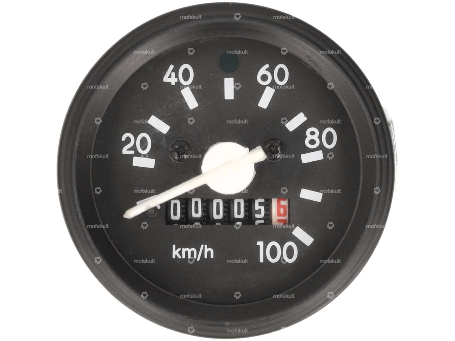 Speedometer 100 km/h Ø 60 mm illuminated black Carousel Image 2