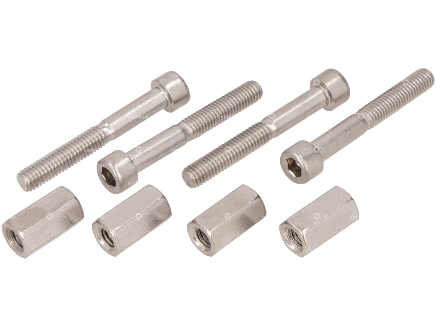 swiing® revival Schrauben-Set Klemmbrücke Gabel Inox | Pony GTX, Cross 521 Carousel Image 1