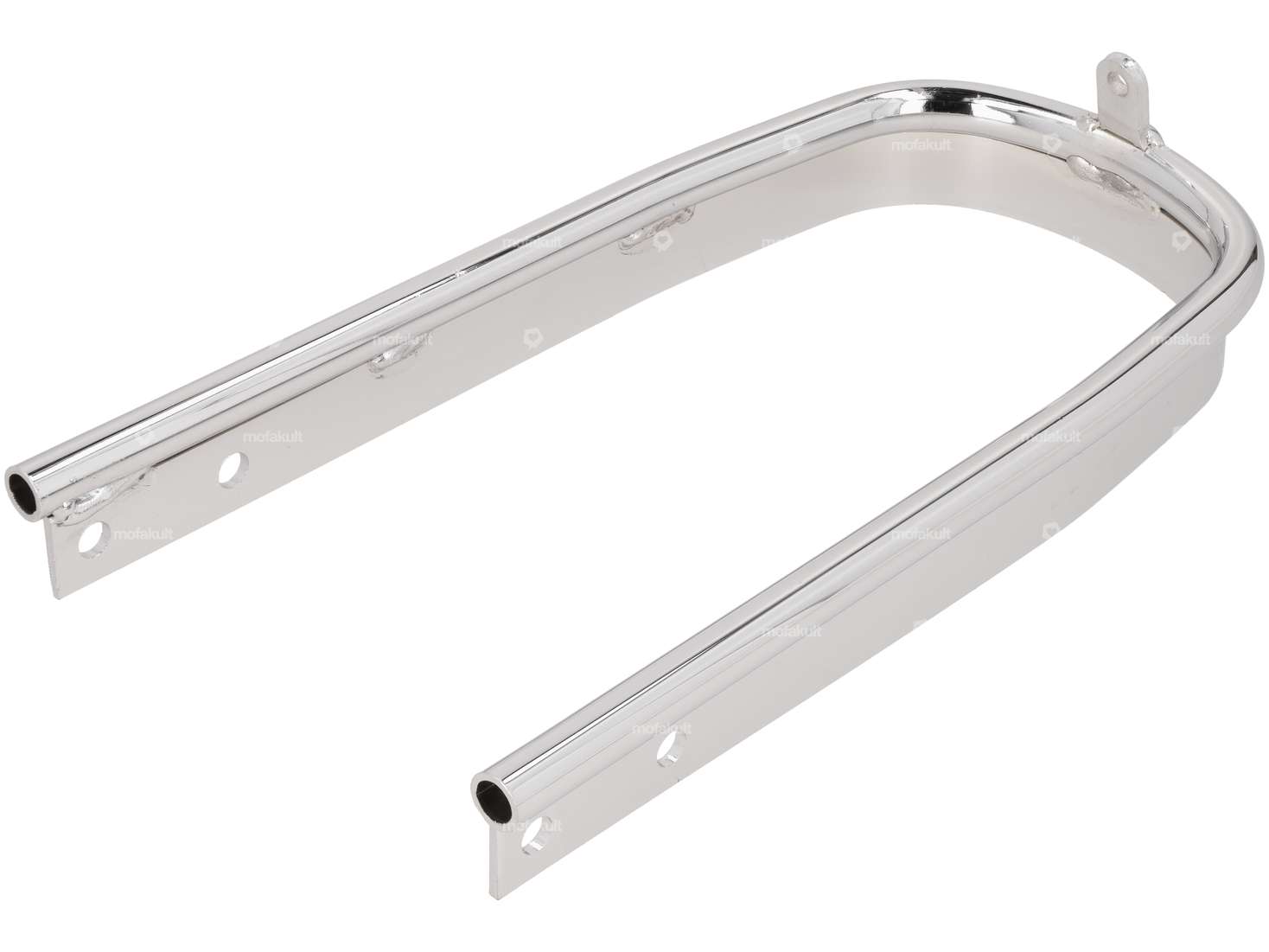 EBR reinforcement / mudguard bend for front fork solid chrome Carousel Image 1