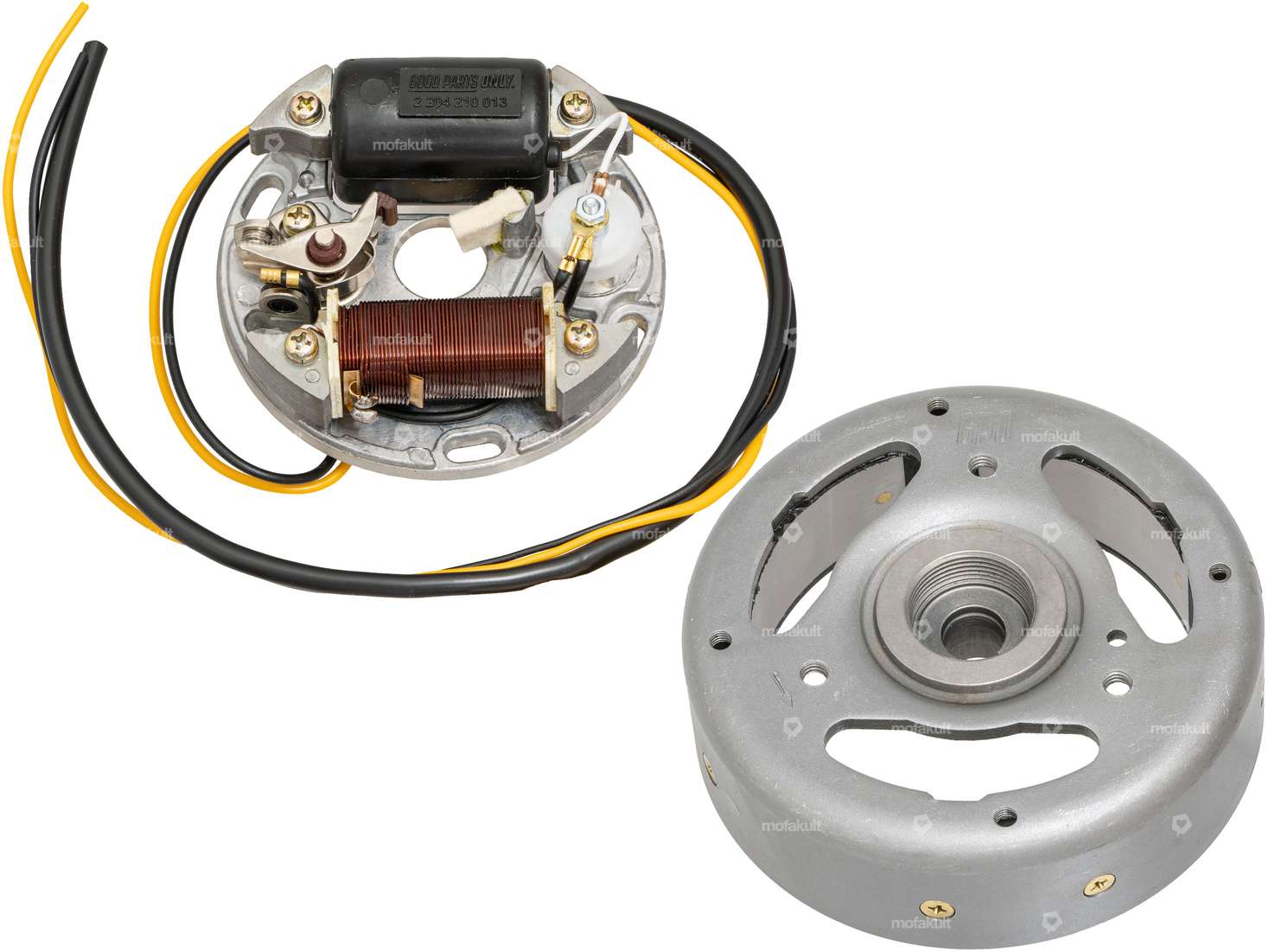 GPO ignition set 90 mm left-hand breaker 6V Carousel Image 1