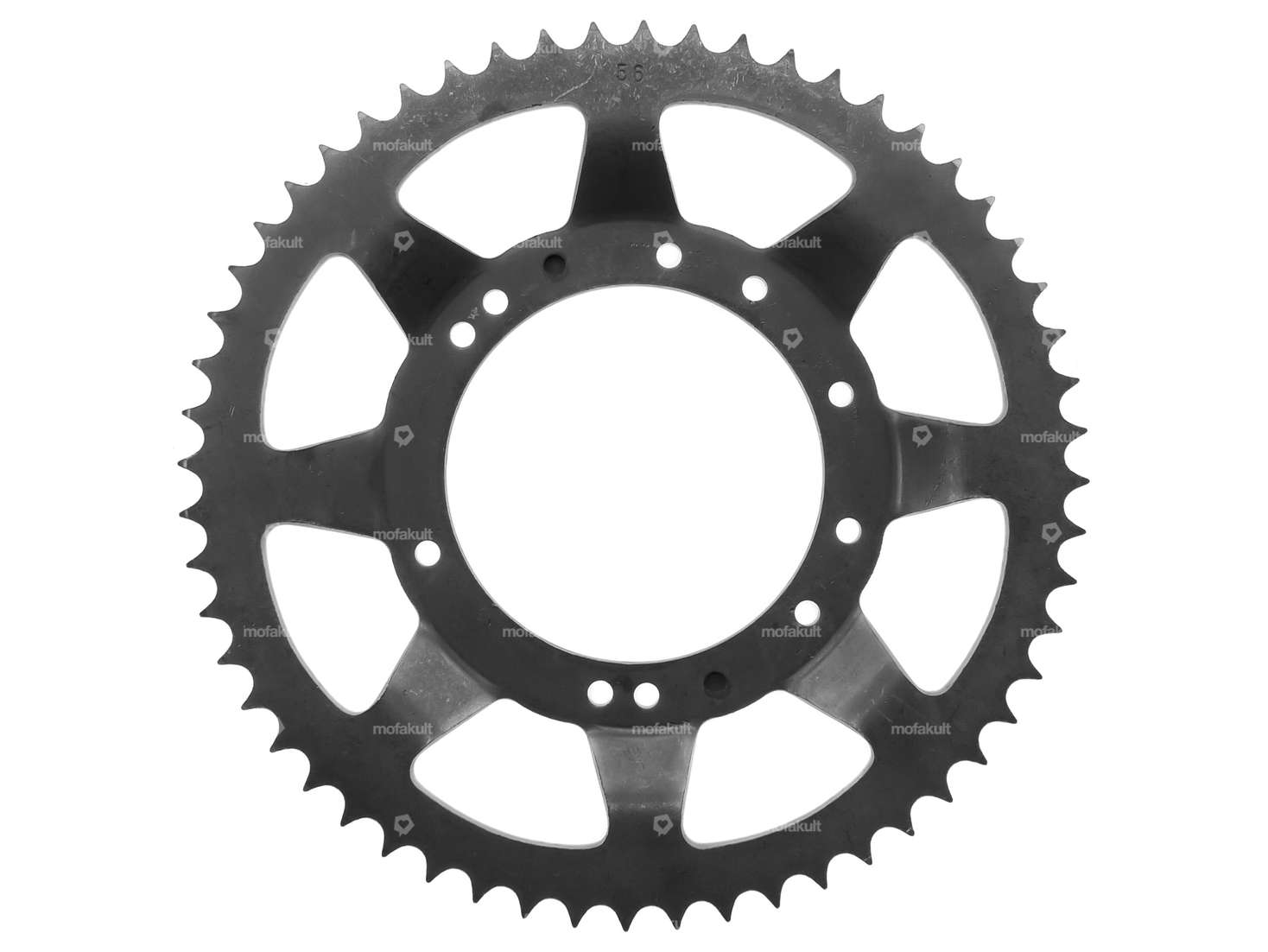 ESJOT sprocket 56 teeth black | Peugeot 103 Carousel Image 1