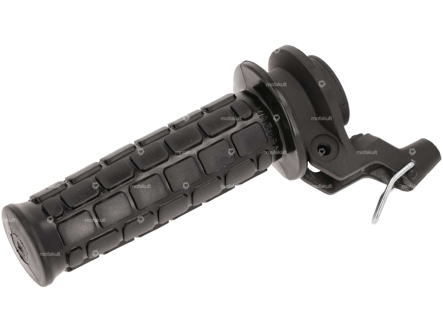 Magura Schaltgriffrohr Blockmuster schwarz NOS Carousel Image 1