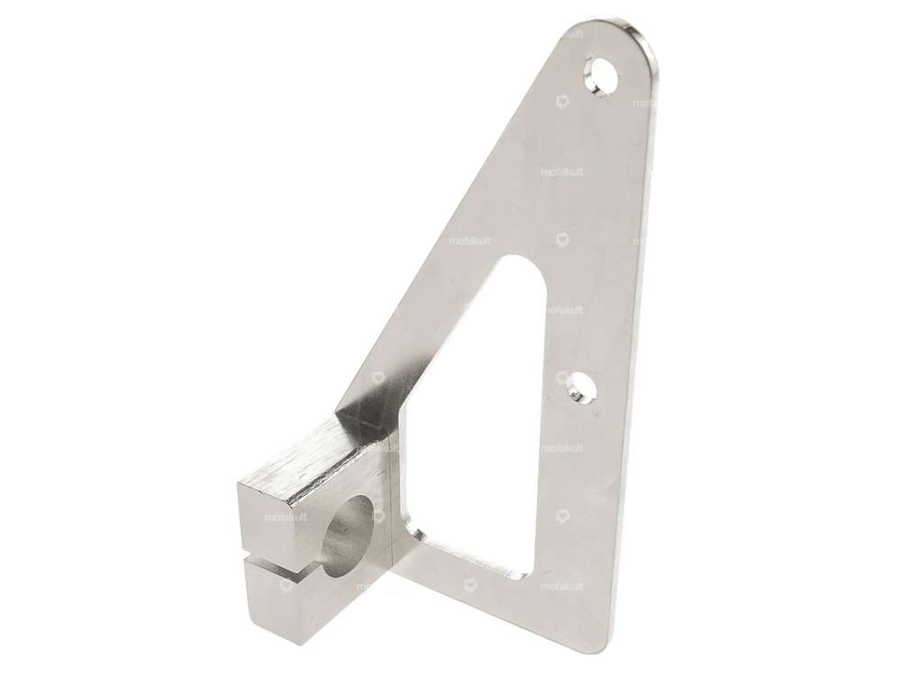 66HEROES Nummernschildhalter seitlich links (CH-Version) Inox Carousel Image 2