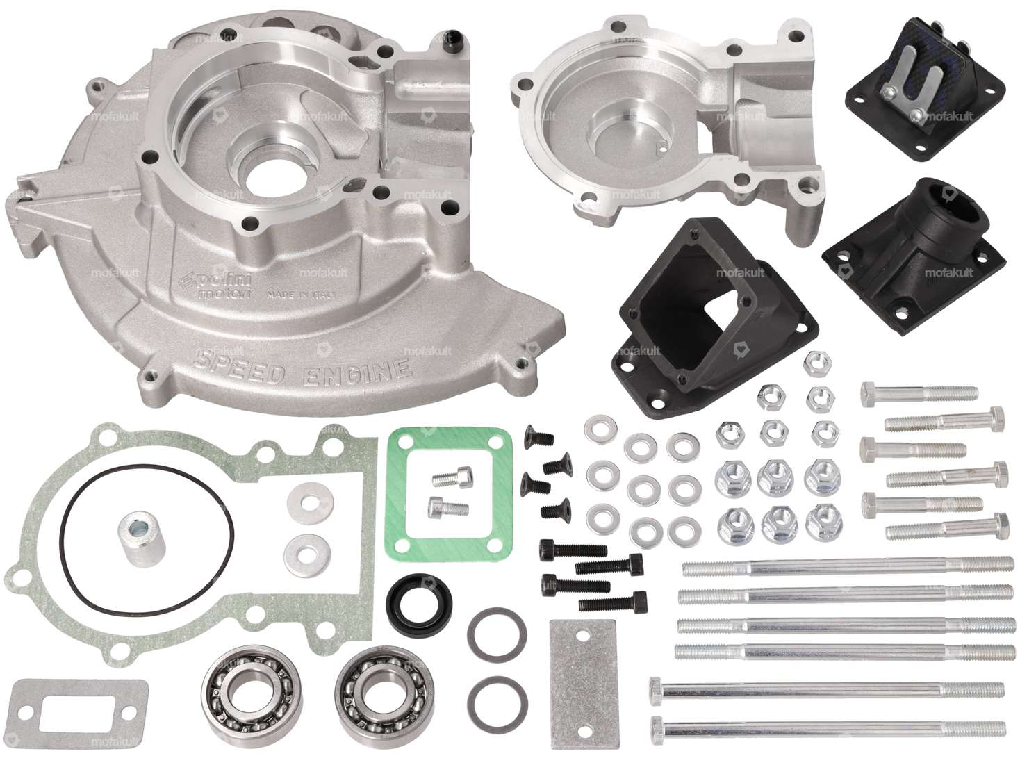 Polini EVO REED Motorgehäuse | Piaggio Ciao, SI, Bravo, Grillo Carousel Image 1