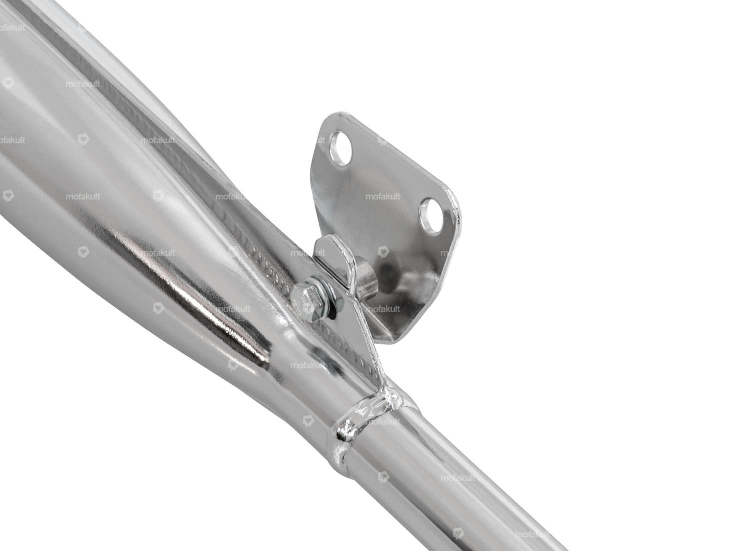 Auspuff 25 mm gerader Auslass Chrom | Tomos Carousel Image 3