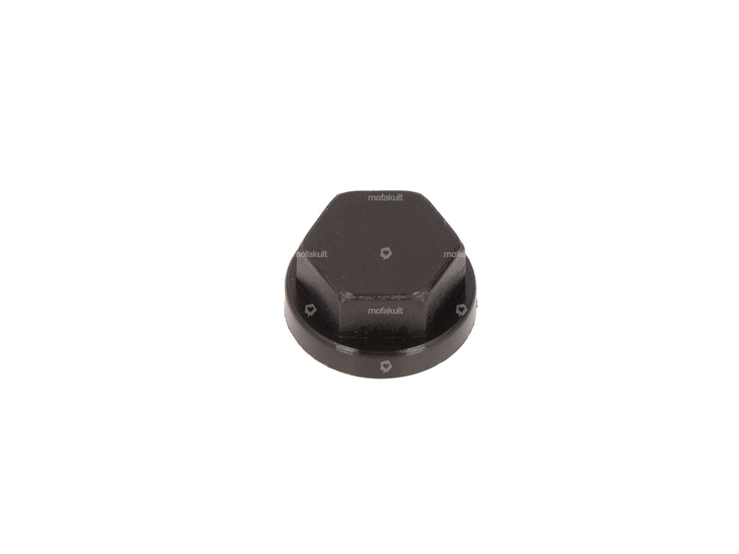 GPO Cover Cap for External Hex Nut, Mudguard, M5, Black | Pony Junior, Cross, City Carousel Image 1
